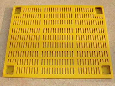 Polyurethane sieve plate - case