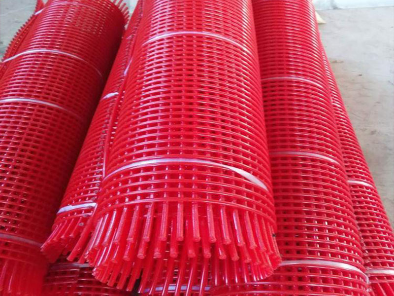 Polyurethane rod sieved