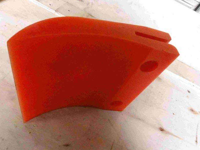 Polyurethane mud scraper